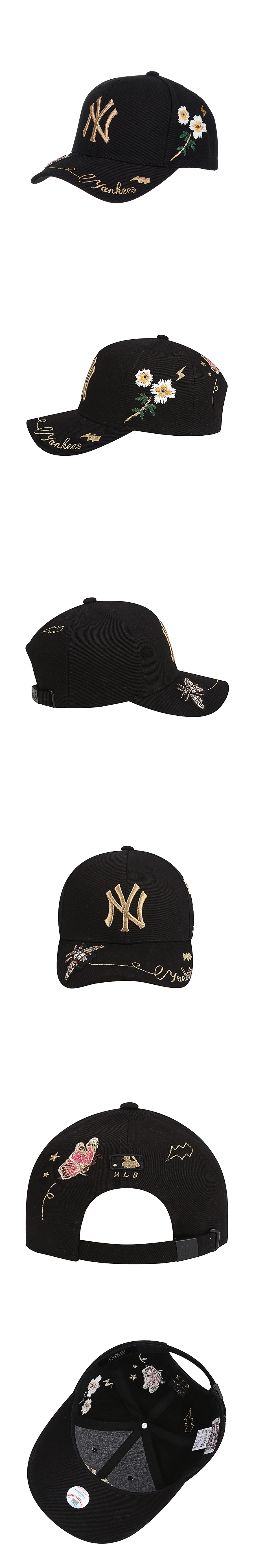 mlb gold bee yankees cap