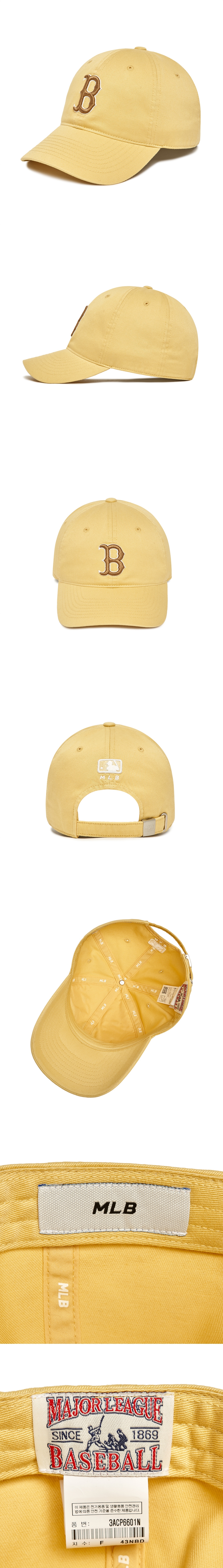 ★MLB Korea★ Ace Unstructured Ball Cap CLE Sand 3ACP6601N-4 3ACP6601N-50GRS-l.jpg
