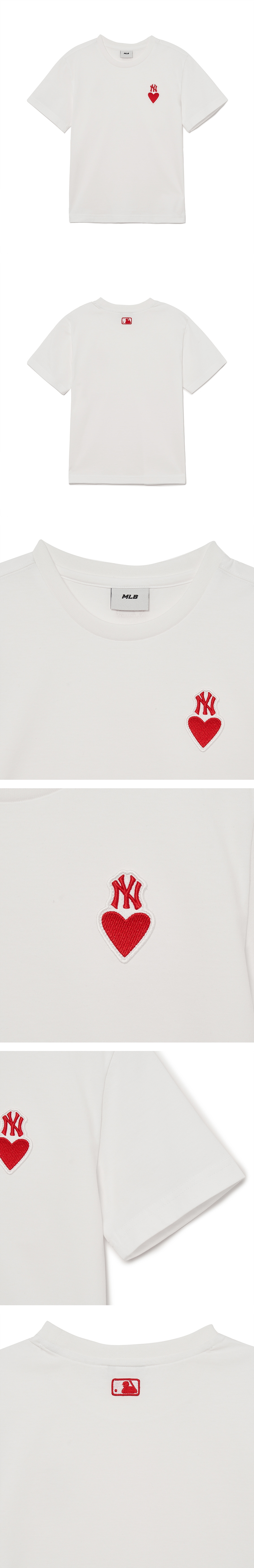 Kids] Heart Logo T-Shirt NEW YORK YANKEES - MLB Global